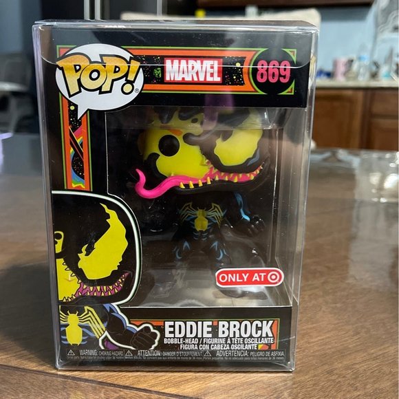 Marvel Symbiote Blacklight Funko Pops - Picture 2 of 3